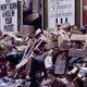 Image: Garbage piled high in in Soho Square, London, Feb. 2, 1979, during the ongoing Public Works Employees Strike. AP Photo/Str/Glanville